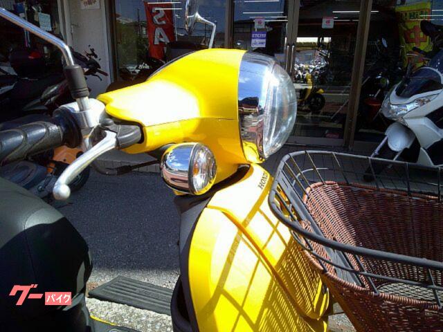 NO.5523　ジョルノ （ＧＩＯＲＮＯ）４サイクルエンジン　フューエルインジェクション　前カゴ付き　イエロー　☆彡 ホンダ ジョルノ 4サイクルエンジン フューエルインジェクション車