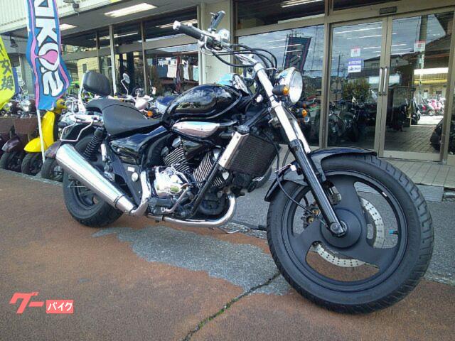 エリミネーター２５０Ｖ　水冷４サイクルＶツインエンジン　バックレスト　サイドバックサポート　ブラック