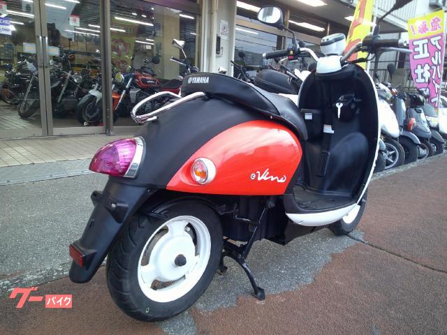 ヤマハ E－ビーノ EV車 電動スクーター オレンジ＆ホワイト｜アット