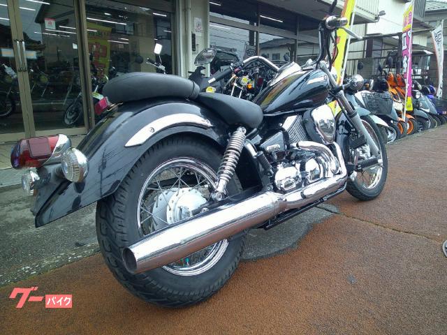 NO.5253　ドラッグスター２５０　ＶＧ０２Ｊ　空冷４サイクルＶツインエンジン　バックレスト付き　ブラック ヤマハ ドラッグスター250 VG05J 空冷4サイクルVツイン