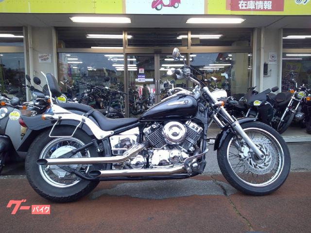 【YAMAHA】 ヤマハ DragStar ドラッグスター 400cc VH01J H17年式 バイク カスタム 社外マフラー ヤマハ ドラッグスター400 VH01J 空冷Vツインエンジン