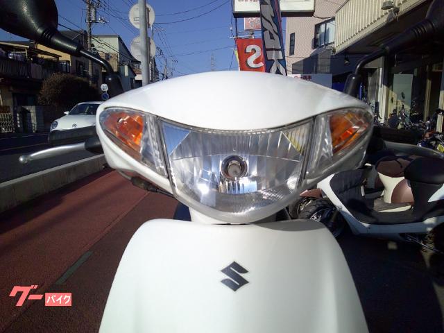 NO.5216　スズキ　アドレスＶ５０Ｇ　４サイクルエンジン　ＦＩ車　ホワイト スズキ アドレスV50G 4サイクルエンジン フューエル