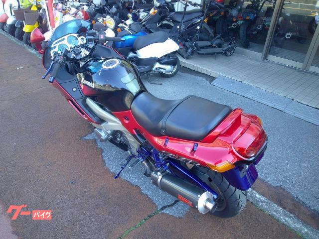 NO.5729　ＺＺＲ４００　水冷４サイクル４気筒エンジン　ＥＴＣ付き　フルカウル　ヤマモトレーシングＳＰＥＣ－Ａ　レッド＆ブラック　☆彡 カワサキ ZZ－R400 水冷4サイクル4気筒エンジン ETC付き