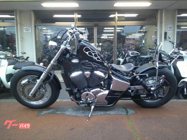 ホンダ シャドウ400 カスタムタンク フラットフェンダー ソロシート
