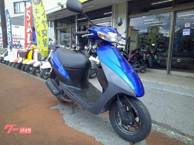 レッツＩＩ　２サイクルエンジン　シャッターキー付き　ブルーメタリック