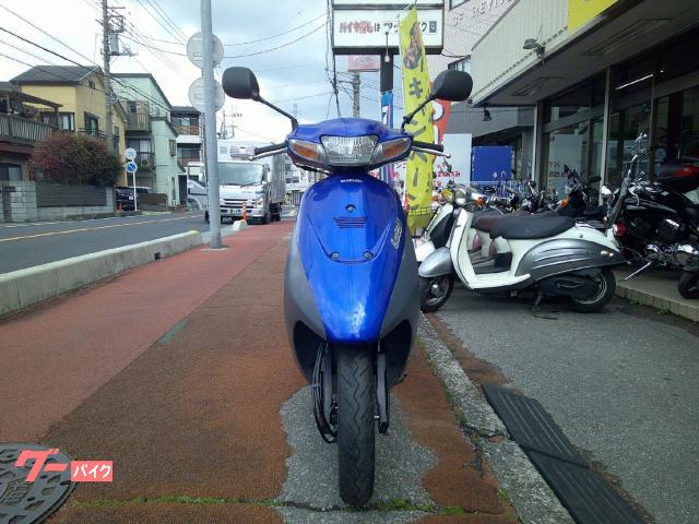 スズキ レッツII 2サイクルエンジン シャッターキー付き ブルー