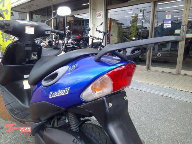 スズキ レッツII 2サイクルエンジン シャッターキー付き ブルー
