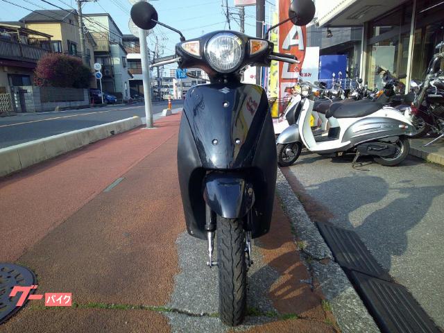 NO.2933　レッツ４　４サイクルエンジン　フューエルインジェクション　ブラック　☆彡 スズキ レッツ 4サイクルエンジン フューエルインジェクション