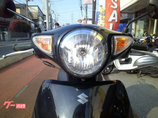 NO.2933　レッツ４　４サイクルエンジン　フューエルインジェクション　ブラック　☆彡 スズキ レッツ 4サイクルエンジン フューエルインジェクション