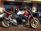 ホンダ ＣＢ４００Ｓｕｐｅｒ　Ｆｏｕｒ　ＶＴＥＣ　ＳＰＥＣ３　ステンレス集合マフラー　リヤフェンダーレス　カスタムハンドル　ＣＢＸカラーの画像（埼玉県