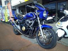 ホンダ　ＣＢ４００Ｓｕｐｅｒ　Ｆｏｕｒ　ＳＰＥＣ２　ストライカーマフラー　タックロールシート　オーリンズサス　メタリックブルー