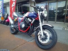 ホンダ　ＣＢ４００Ｓｕｐｅｒ　Ｆｏｕｒ　水冷４サイクル４気筒エンジン　メッキフェンダー　リヤフェンダーレス　ブルー＆ホワイト　ＣＢＸカラー