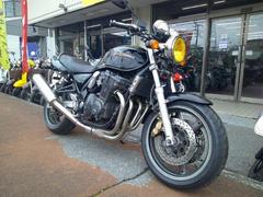 スズキ　ＩＮＡＺＵＭＡ４００　油冷４サイクル４気筒エンジン　純正ブレンボキャリパー　ブラック