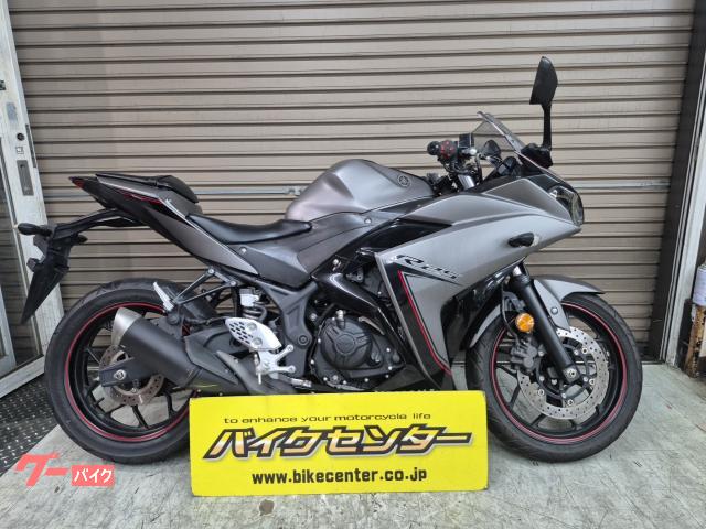 ＹＺＦ−Ｒ２５　メットホルダー　アラーム　カスタムグリップ　ＥＴＣ　ミラーエクステンションつき