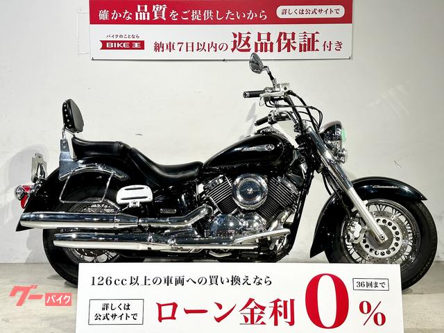 ドラッグスター１１００クラシック　２００８年モデル　　ワイズギア製バッグレスト