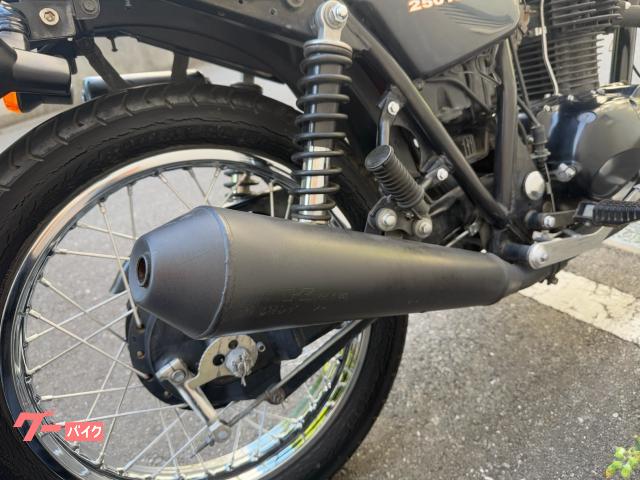 ２５０ＴＲ純正ノーマルマフラーキャブ車 250TR マフラー 純正 中古 バイク 部品 2006年式外し BJ250F