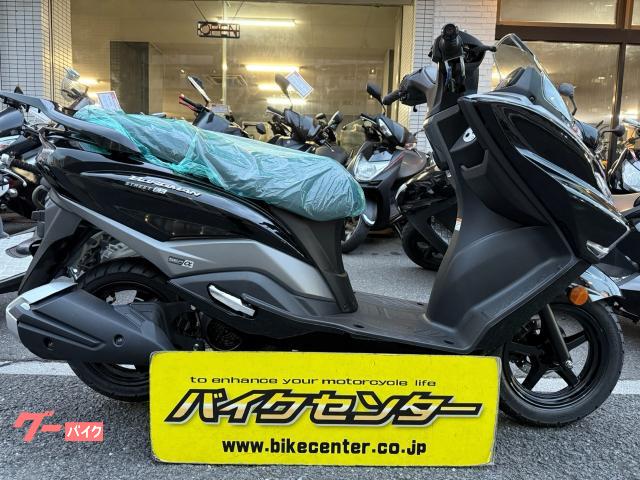 バーグマンストリート１２５ＥＸ　２０２５年モデル　グラスパークルブラック　メーカー保証２年