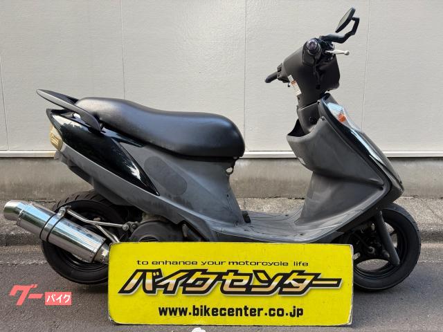 アドレスＶ１２５Ｇ　２００５年モデル　インジェクション　メッキパーツ　イカリング　社外マフラー