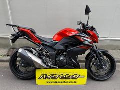 カワサキ　Ｚ２５０　２０１４年モデル　インジェクション　ノーマルマフラー　ＫＩＪＩＭＡリアキャリアつき