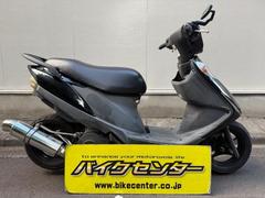 スズキ　アドレスＶ１２５Ｇ　２００５年モデル　インジェクション　メッキパーツ　イカリング　社外マフラー