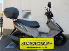 スズキ　アドレスＶ１２５Ｇ　インジェクション　２００７年モデル　ノーマルマフラー　スズキ純正リアボックス