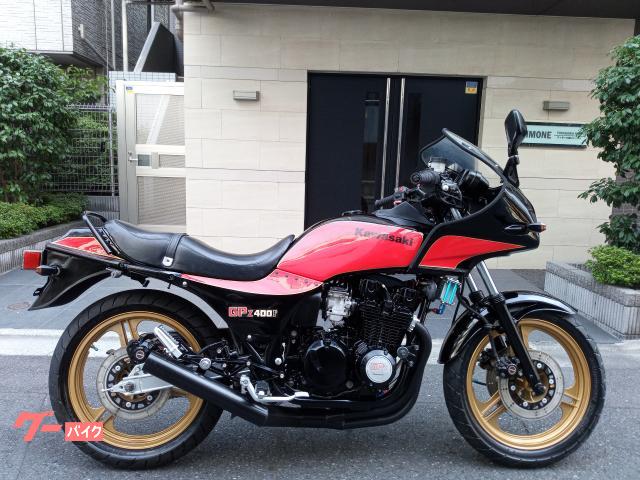 ＧＰＺ４００Ｆ　社外マフラー　オイルクーラー　車検２年付き