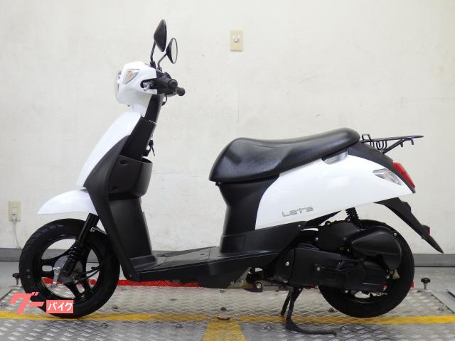 東京豊島区大塚のバイクや　スズキレッツCA4AA 白色現役バイク自賠責付き試乗も可能,乗って帰れます！ スズキ レッツ CA4AA 75565｜リバースオート甲府｜新車