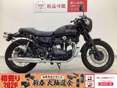 カワサキ　Ｗ８００　カフェ　２０２３年モデル　サイドバッグ装備　ワンオーナー