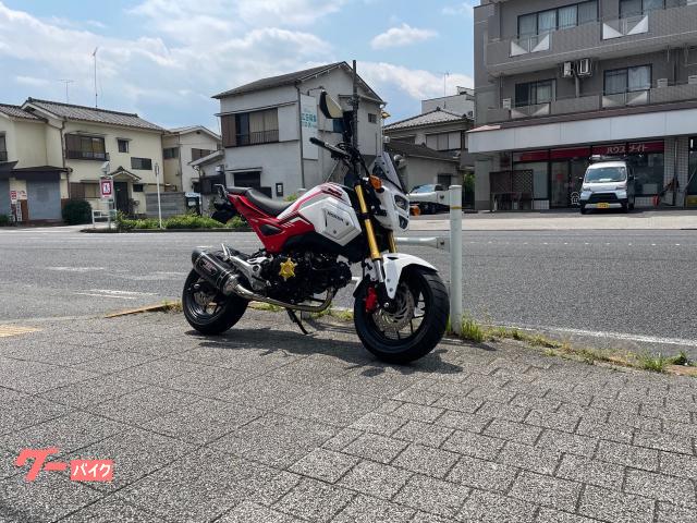 グロム　ヨシムラマフラー　フェンダーレス　リヤキャリヤ