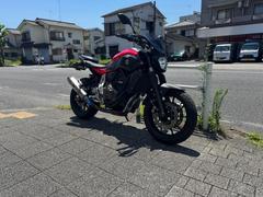 ヤマハ　ＭＴ−０７　１オーナー車　バックステップ　フェンダーレス　グリップヒーター　社外マフラー　スクリーン　ナックルガード　ＥＴＣ
