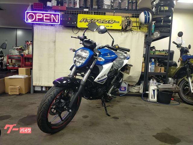 スズキ GIXXER 150 トリトンブルーメタリック パールグ