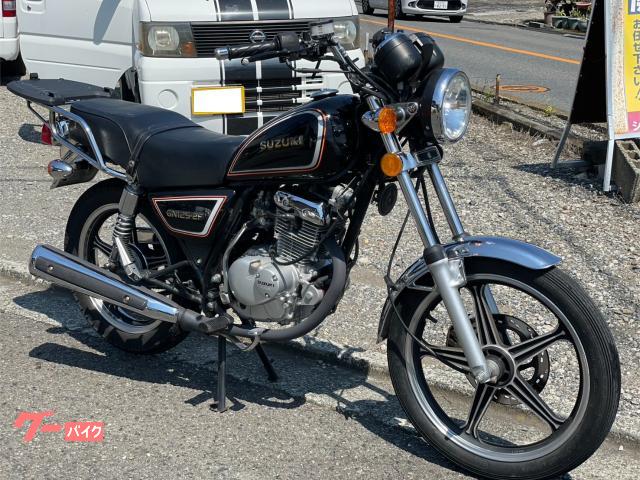 ＧＮ１２５−２Ｆ　リアボックス付　ライトＬＥＤ　キック付き　自賠責保険１年付　各所整備