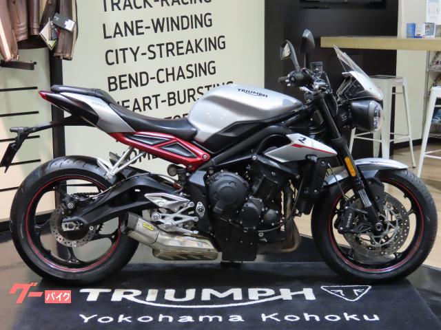 新品TRIUMPH STREET TRIPLE 社外マフラー ストリートトリプル-