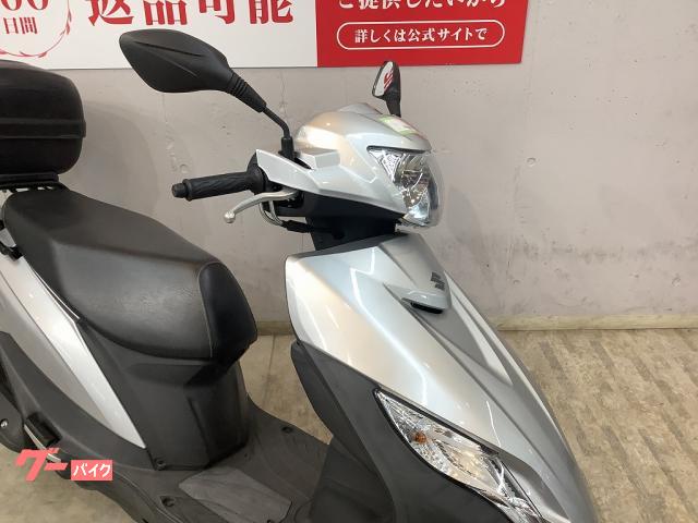 スズキ アドレス125 GIVI製リアボックス インジェクション スズキ アドレス125 GIVI製リアボックス インジェクション