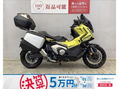 ホンダ　Ｘ−ＡＤＶ　ＪＭＣＡ認証ＴＳＲマフラー！　純正オプションフルパニア　サイドブレーキ