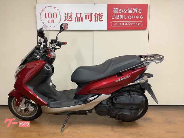 ヤマハ マジェスティS フロントタイヤ新品交換 スクリーン リア