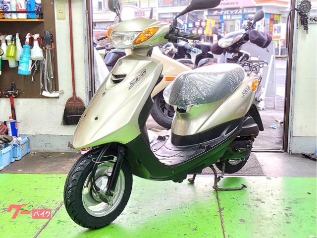 JOG SA55J タイヤ前後新品 ドライブベルト純正新品交換 グリップ純正新品 水冷エンジン インジェクション Gロック搭載