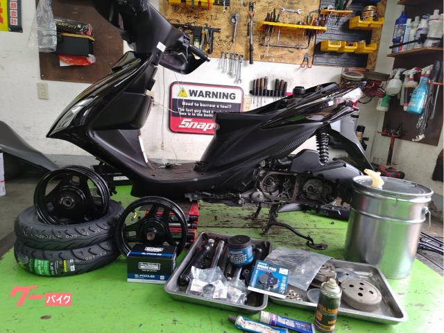 スズキ アドレスV125Sリミテッド タイヤ前後新品 バッテリー新品