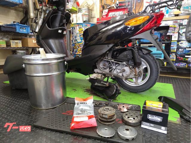 ヤマハ JOG SA36J バッテリー新品 タイヤ前後新品 NGK 