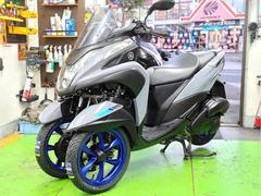 ヤマハ　トリシティ１５５　ＳＧ３７Ｊ　タイヤ新品　バッテリ新品　ドライブベルト　プーリ　フェイス純正新品　ＳＰ忠男マフラ　ドラレコ　ＥＴＣ