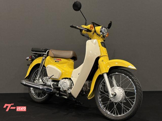 スーパーカブ１１０　パールフラッシュイエロー　マウントバーステー