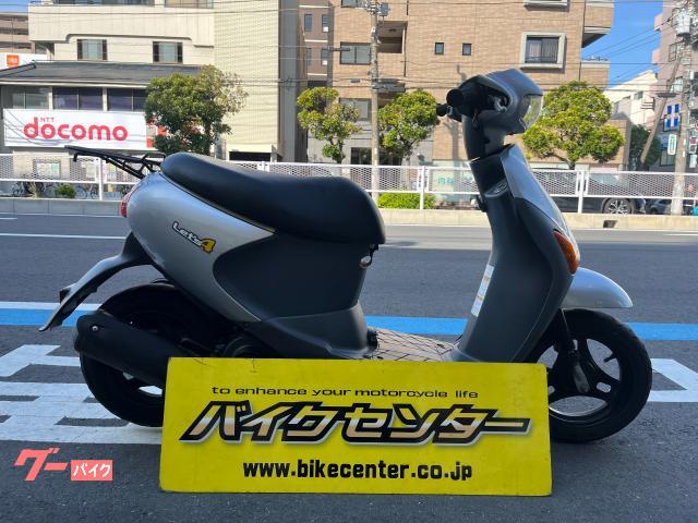 レッツ４　インジェクション　メットイン　リアキャリア　銀