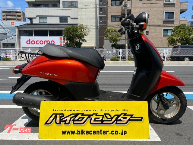トゥデイ　インジェクション　メットイン　リアキャリア　オレンジ