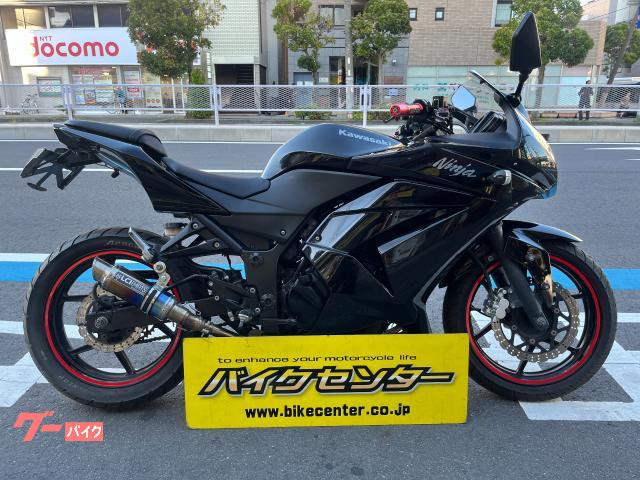 Ｎｉｎｊａ　２５０Ｒ　インジェクション　カスタムマフラー　フェンダーレス　黒