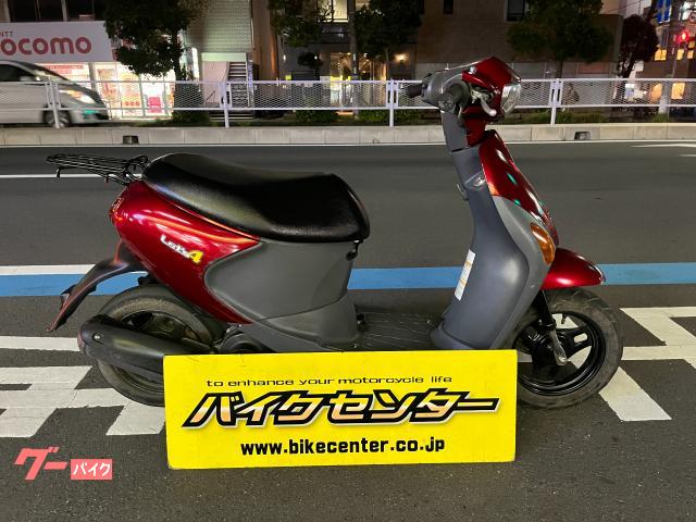 レッツ４　インジェクション　メットイン　リアキャリア　赤