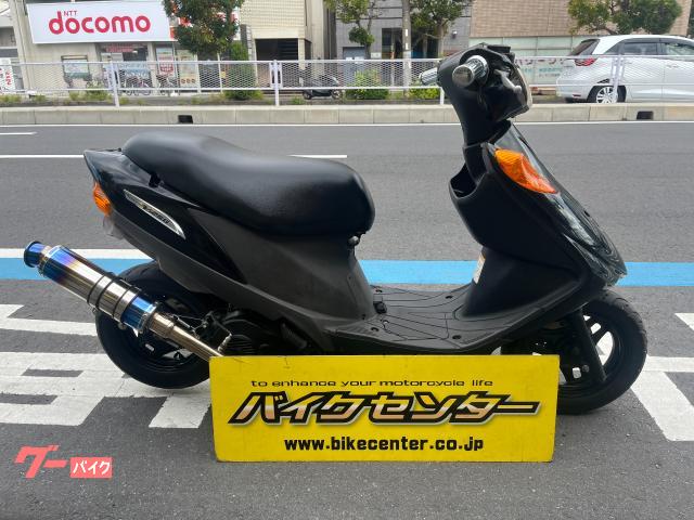 アドレスＶ１２５Ｇ　インジェクション　メットイン　黒