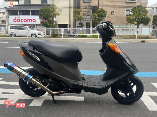 スズキ アドレスV125G インジェクション メットイン 黒｜バイク