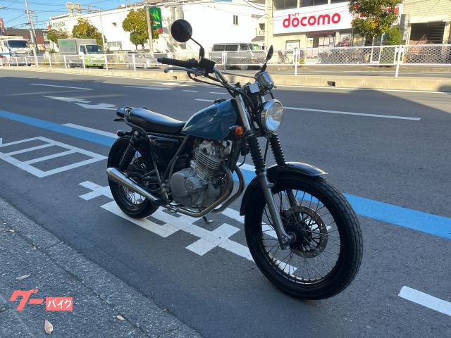 スズキ グラストラッカー ビッグボーイ カスタムマフラー 青｜バイク