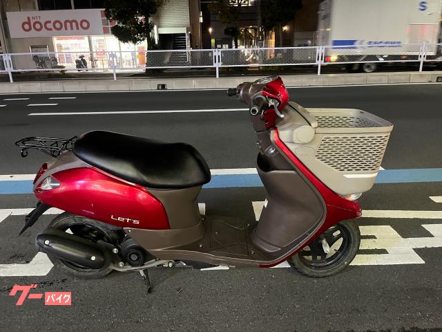 スズキ レッツバスケット インジェクション メットイン フロント