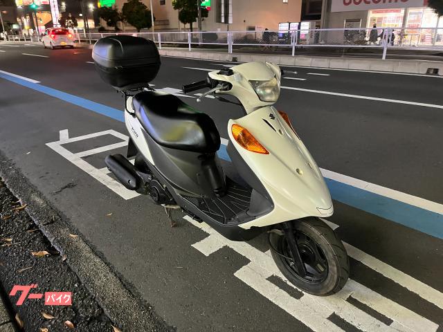 スズキ アドレスV125 インジェクション メットイン リアボックス